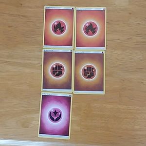 5 pack of Pokemon energy cards